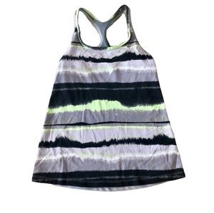 EUC Nike Tie Dye Workout Tank Top Built in Bra